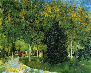 Allee im Park Vincent van Gogh Ölgemälde